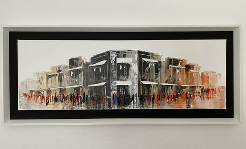 action.  City 40x100cm Eka Peradze