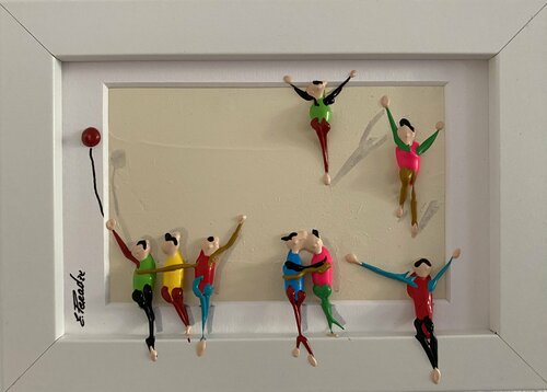 Action.Freiheit -79 van Eka Peradze, Schilderij te koop op Singulart