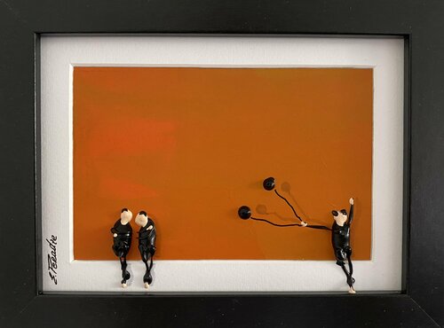 Action.Freiheit -79!P par Eka Peradze, Peinture en vente sur Singulart