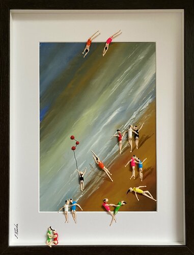 3D Day on the beach II1 par Eka Peradze, Peinture en vente sur Singulart