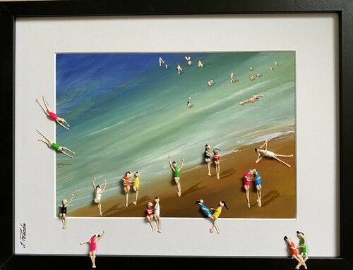 3D Day on the beach Pi par Eka Peradze, Peinture en vente sur Singulart
