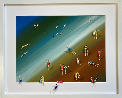3D Day on the beach 1 par Eka Peradze, Peinture en vente sur Singulart