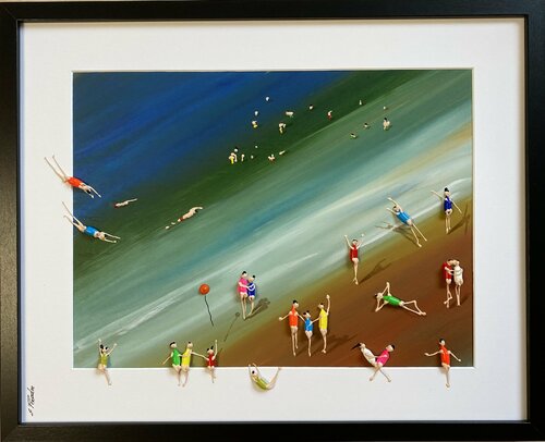 3D Day on the beach 1 par Eka Peradze, Peinture en vente sur Singulart