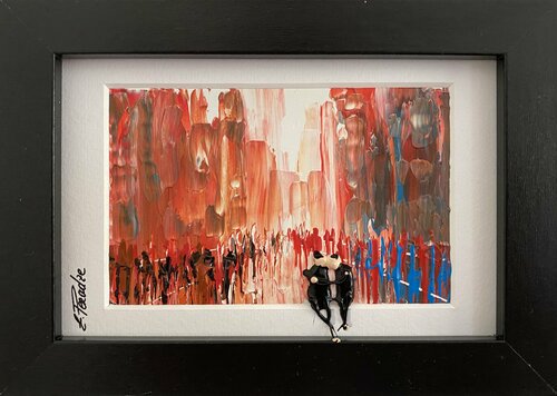 Action.Stadt  -55 de Eka Peradze, Pintura a la venta en Singulart