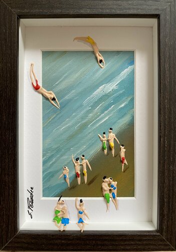 Day on the beach III3 de Eka Peradze, Pintura a la venta en Singulart