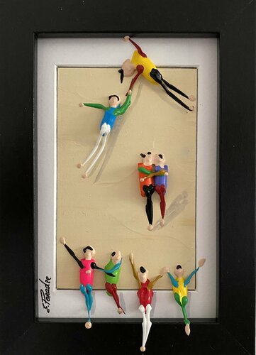 Action.Freiheit -45MI de Eka Peradze, Pintura a la venta en Singulart