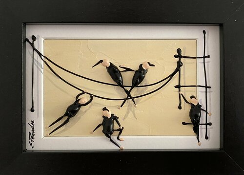 Action.Freiheit -45 de Eka Peradze, Pintura a la venta en Singulart