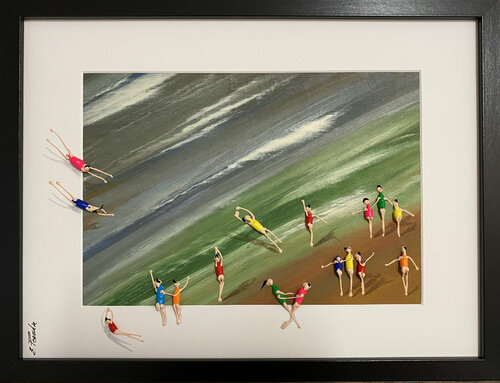 Offer only 3 days .3D Day on the beach de Eka Peradze, Pintura a la venta en Singulart