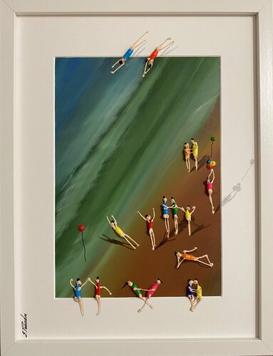 Offer only 3 days .3D Day on the beach de Eka Peradze, Pintura a la venta en Singulart