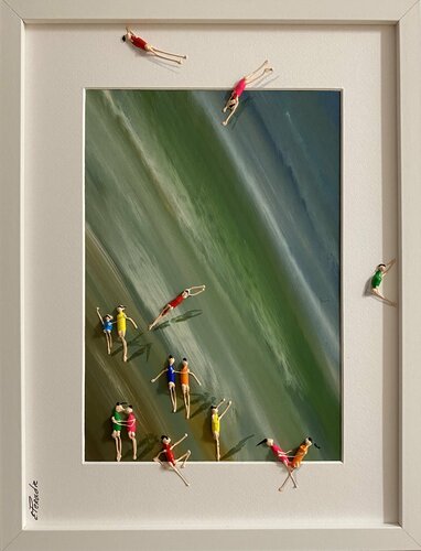 Offer only 3 days .3D Day on the beach de Eka Peradze, Pintura a la venta en Singulart