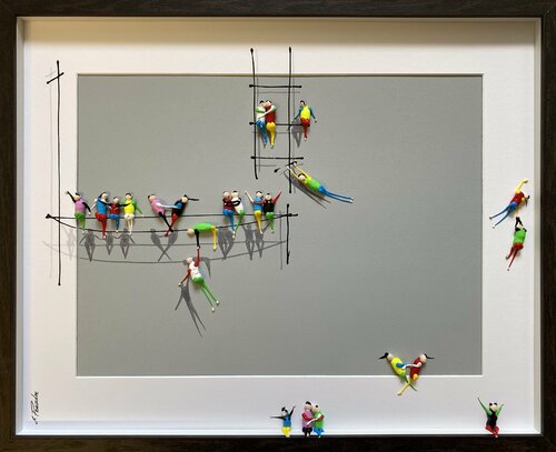 Action.Freiheit -45MK par Eka Peradze, Peinture en vente sur Singulart