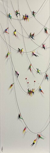 only 3 days of action.freedo. 30x90cm par Eka Peradze, Peinture en vente sur Singulart
