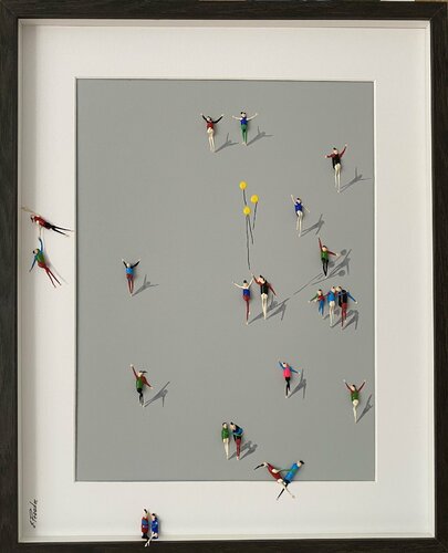 Action. Liebe.Freiheit ll- par Eka Peradze, Peinture en vente sur Singulart