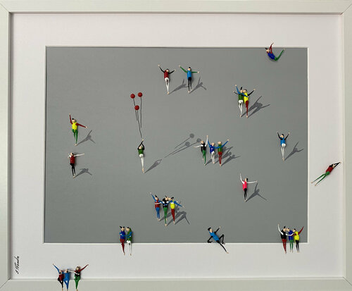 Action.Freiheit -17: par Eka Peradze, Peinture en vente sur Singulart