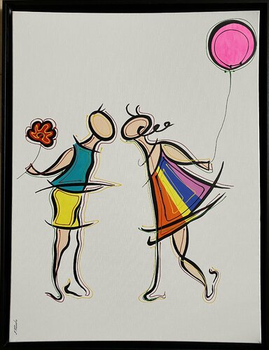 Love. par Eka Peradze, Peinture en vente sur Singulart