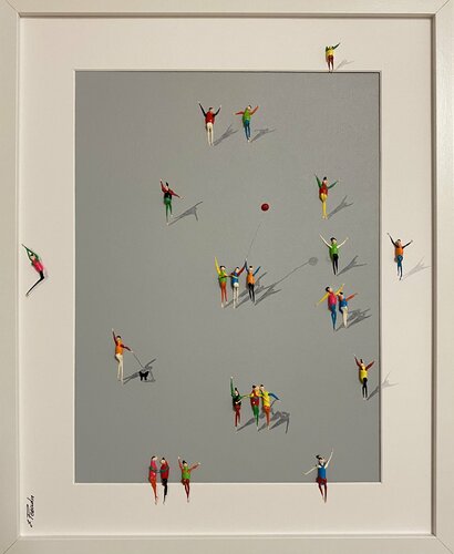 Action. Action.Freiheit.-77: par Eka Peradze, Peinture en vente sur Singulart