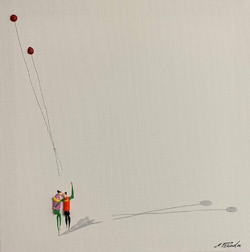 Action. Action.Freiheit.-GG par Eka Peradze, Peinture en vente sur Singulart
