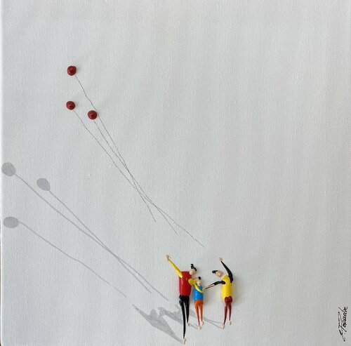 Action. Action.Freiheit.-15uö par Eka Peradze, Peinture en vente sur Singulart