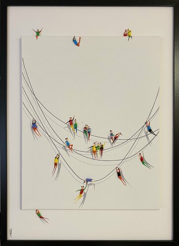 Action. Action.Freiheit.-17Pp par Eka Peradze, Peinture en vente sur Singulart