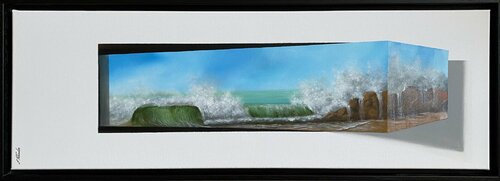 3D Landschaft.  Acryl Eka Peradze