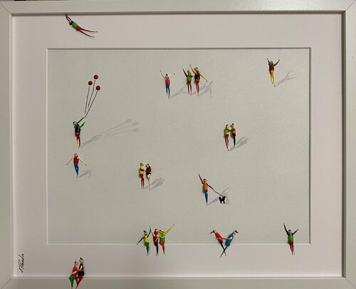 Action. Liebe.Freiheit ll-O par Eka Peradze, Peinture en vente sur Singulart