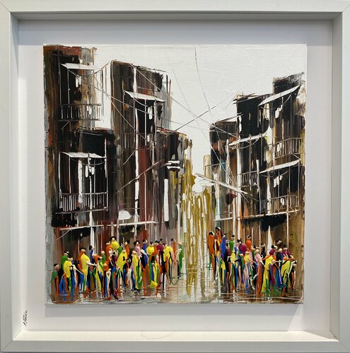 In the city I…. par Eka Peradze, Peinture en vente sur Singulart