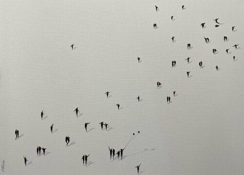 Action.Freiheit.-1P par Eka Peradze, Peinture en vente sur Singulart