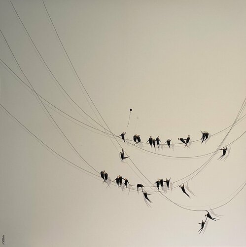 Action.Freiheit.-45 par Eka Peradze, Peinture en vente sur Singulart