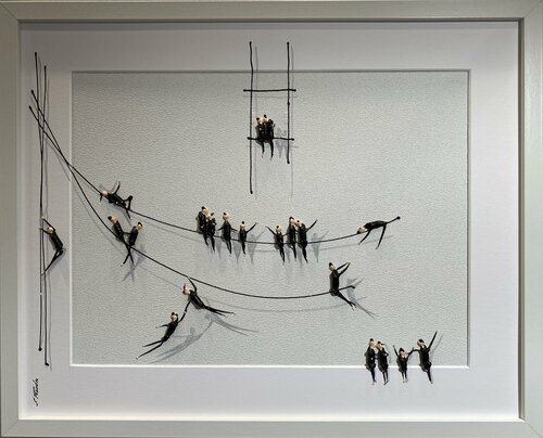 Action. Action.Freiheit.-1PA de Eka Peradze, Pintura a la venta en Singulart