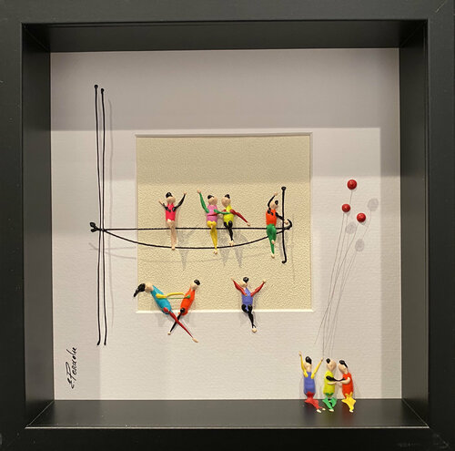 Action. Action.Freiheit.-1E de Eka Peradze, Pintura a la venta en Singulart