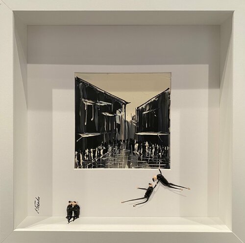 Stadt  -5I de Eka Peradze, Pintura a la venta en Singulart