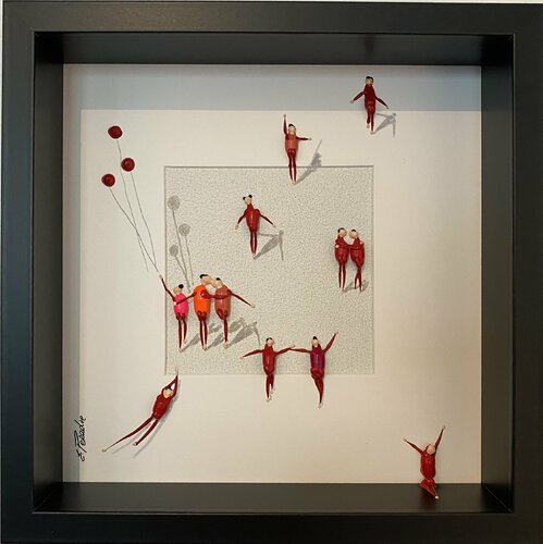 Action. Action.Freiheit.-1T de Eka Peradze, Pintura a la venta en Singulart