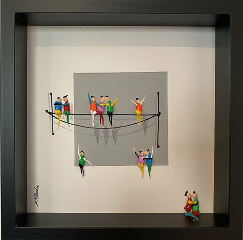 Action. Action.Freiheit.-1T de Eka Peradze, Pintura a la venta en Singulart