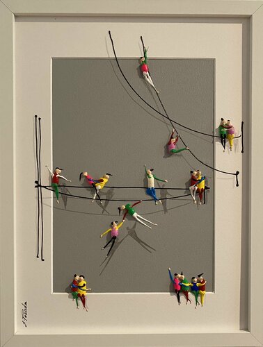 Action. Action.Freiheit.-1Pp de Eka Peradze, Pintura a la venta en Singulart