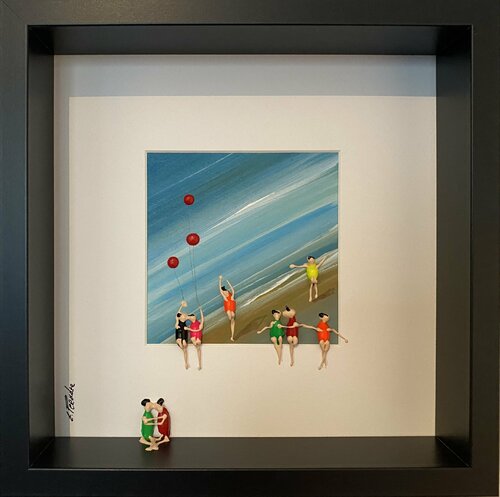 Day on the beach. Freedom par Eka Peradze, Peinture en vente sur Singulart