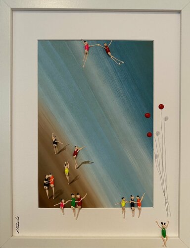 Offer only 3 days .3D Day on the beach par Eka Peradze, Peinture en vente sur Singulart