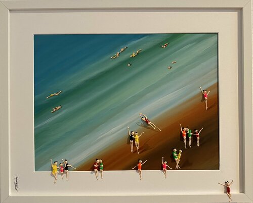 Offer only 3 days .3D Day on the beach par Eka Peradze, Peinture en vente sur Singulart