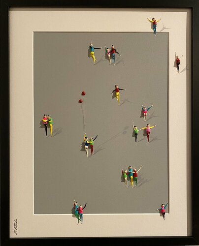 Action. Action.Freiheit.-1Yx par Eka Peradze, Peinture en vente sur Singulart