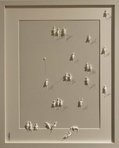 Action. Action.Freiheit.-1Yl par Eka Peradze, Peinture en vente sur Singulart