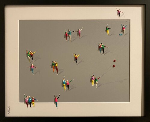Action. Action.Freiheit.-1Gk par Eka Peradze, Peinture en vente sur Singulart