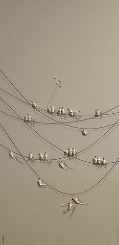 Action. Action.Freiheit.-SS de Eka Peradze, Pintura a la venta en Singulart