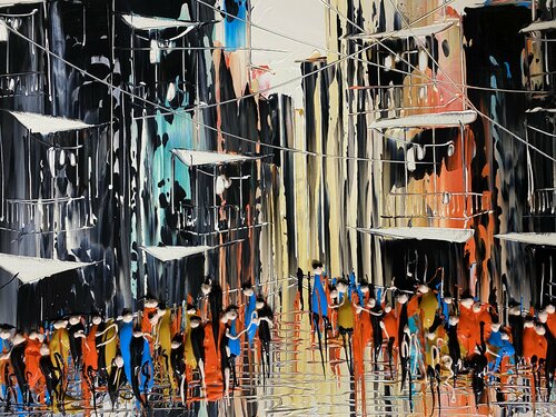 In the city I….L de Eka Peradze, Pintura a la venta en Singulart