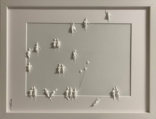 Action. Action.Freiheit.-1LE di Eka Peradze, Pittura in vendita su Singulart