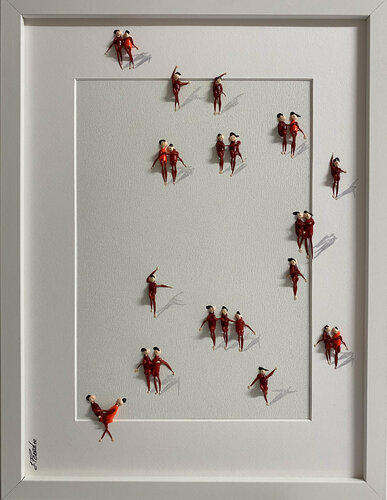 Action. Action.Freiheit.-1GX de Eka Peradze, Pintura a la venta en Singulart