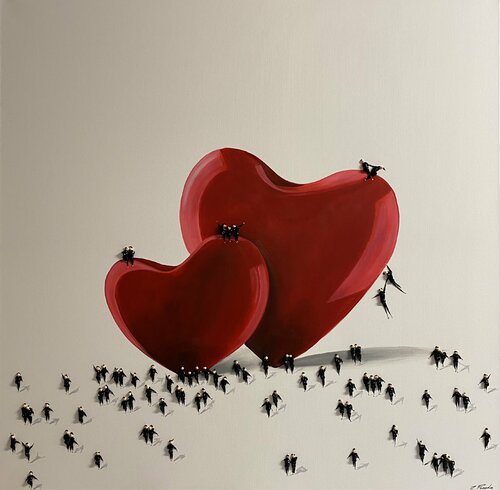 Action. Action.Freiheit.-L de Eka Peradze, Pintura a la venta en Singulart