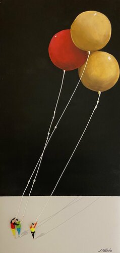 Action. Action.Freiheit.-1Pqq de Eka Peradze, Pintura a la venta en Singulart