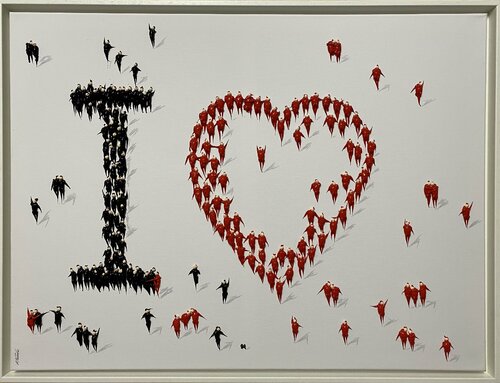 Action. Love.Freiheit XI-IU par Eka Peradze, Peinture en vente sur Singulart