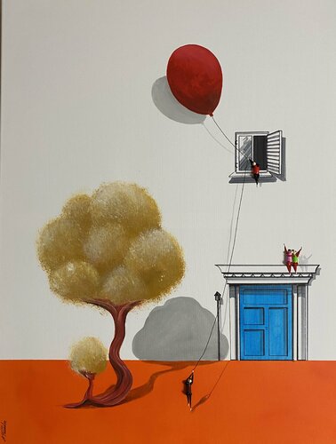Action. Love. Freedom. par Eka Peradze, Peinture en vente sur Singulart