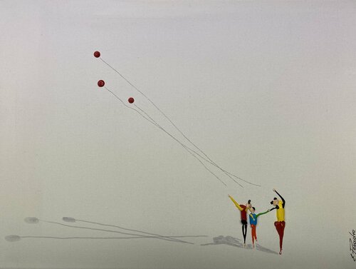 Action. Love.Freiheit XI1 par Eka Peradze, Peinture en vente sur Singulart