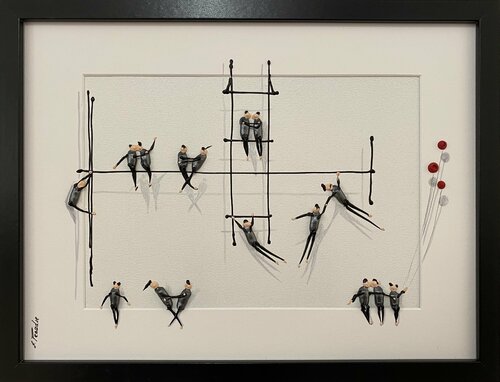 Action. Love.Freiheit.-O di Eka Peradze, Pittura in vendita su Singulart